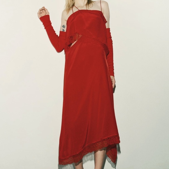 Zara Dresses & Skirts - Zara limited edition lace slip dress